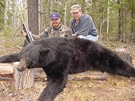 Dale and Gary with Dale's Bear