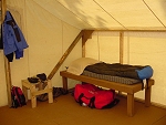 My Bunk in the Tent
